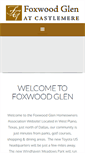 Mobile Screenshot of foxwoodglen.com